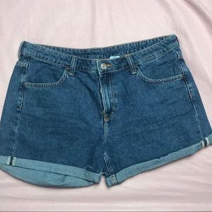 High Waisted Denim Shorts